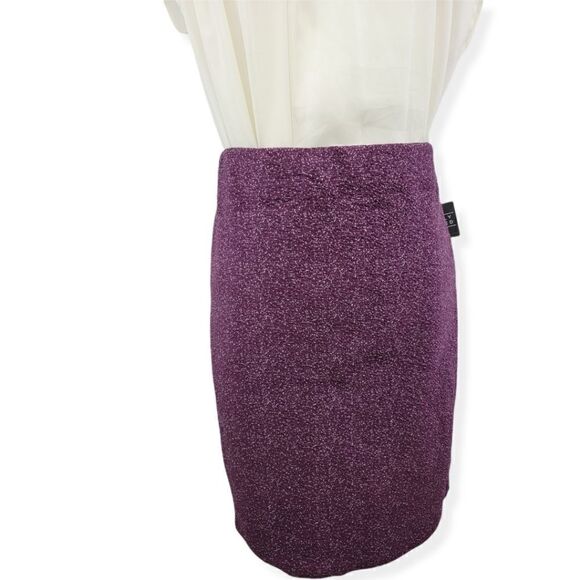 Simply Styled Purple elastic waistband Skirt NWOT - Picture 5 of 5